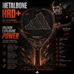 Adidas Padel Racket Metalbone HRD+ 2026 (The Molten Wardlord) - Ảnh 2