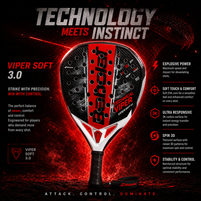 Babolat Technical Viper Soft 3.0 (The Epic Fury) - Ảnh 2