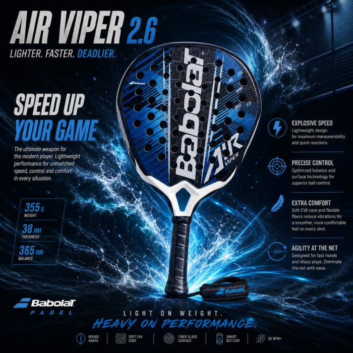 Babolat Air Viper 2.6 (The Azure Falcon) - Image 2